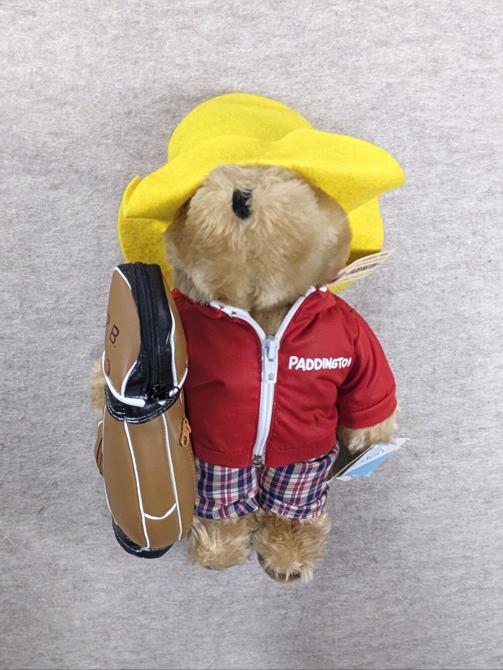 NWT* Vintage 1986 Paddington Bear Golf Bag London Teddy Stuffed Animal Stuffie